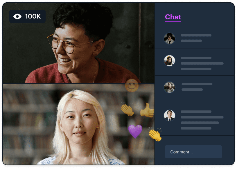 Introducing 15,000 person real-time interactive live streams (UPDATE: 100,000 participants)