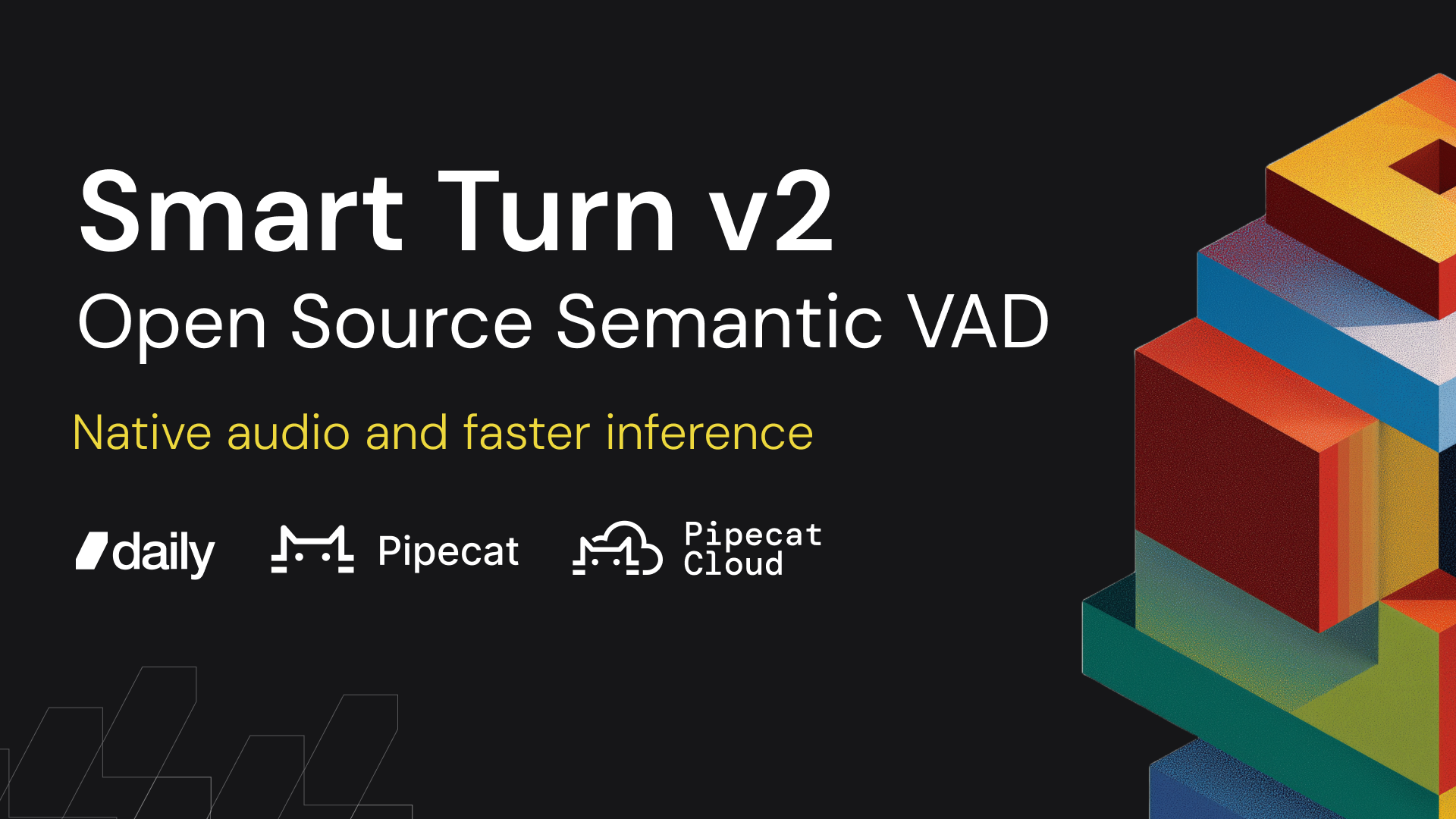 Smart Turn v2: faster inference, and 13 new languages for voice AI