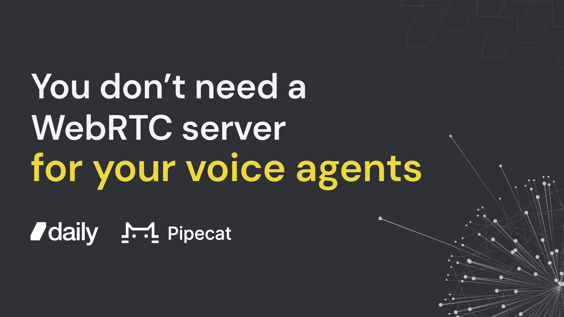 You don’t need a WebRTC server for your voice agents