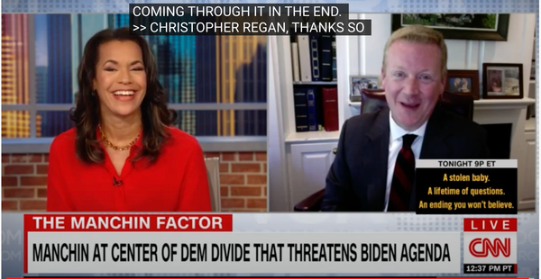 CNN Interview on my Atlantic Article about Joe Manchin