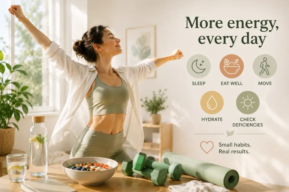 How to have more energy: an evidence-based plan for women
