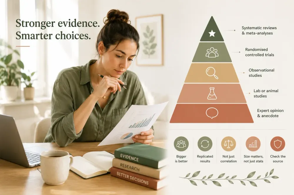 What counts as strong evidence in women's health