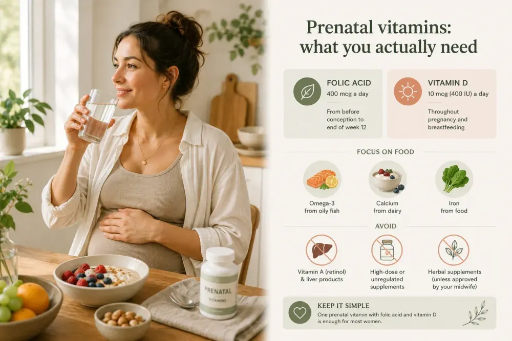 Prenatal vitamins: what you actually need and when to start