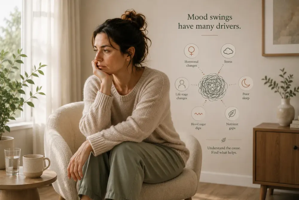 Mood swings in women: the cycle, hormones and relief