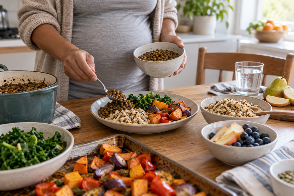 Food preparation for pregnancy nutrition