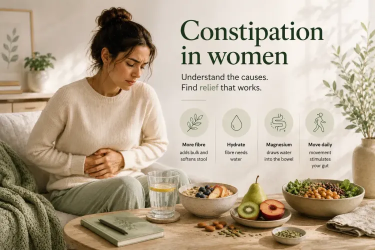 Constipation in women: causes and how to get relief