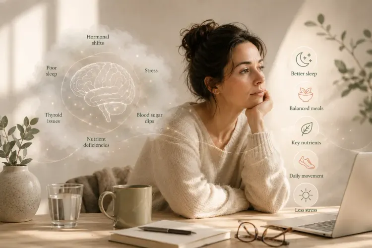 Brain fog in women: causes, nutrients and how to clear it