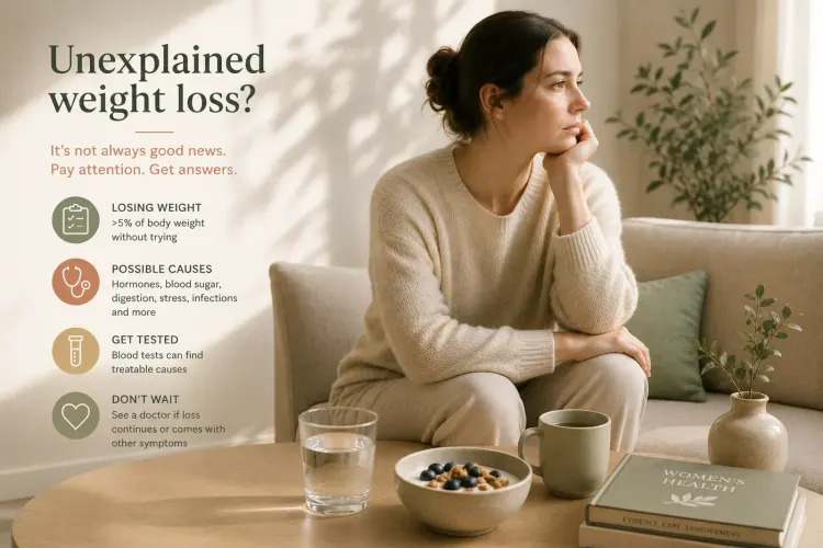 Unexplained weight loss in women: when to be concerned