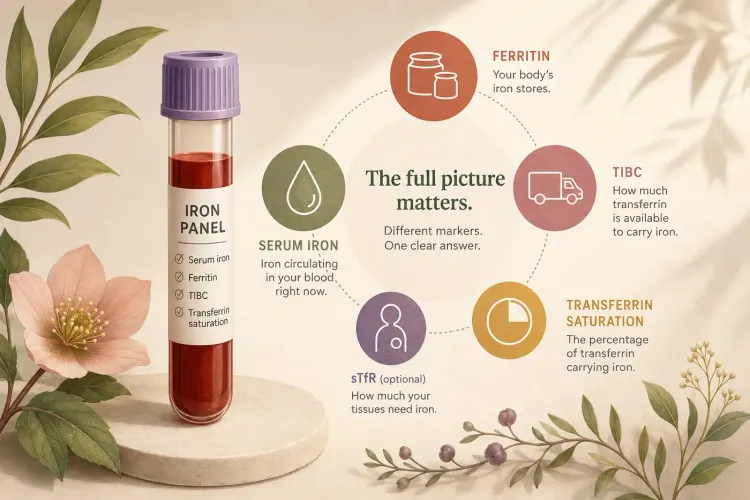 Iron panel explained: ferritin, TIBC and transferrin saturation