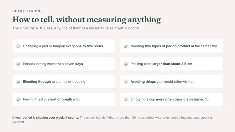 Heavy periods: how to tell, what causes them, and what helps