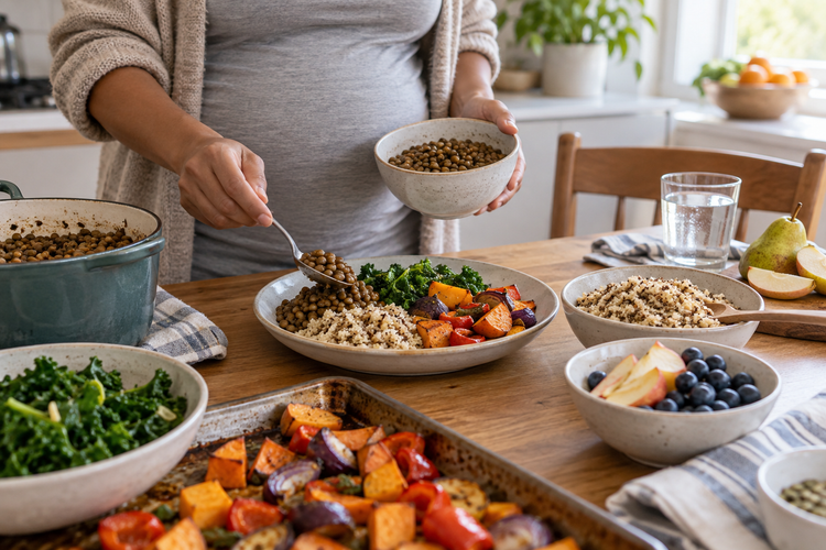 Food preparation for pregnancy nutrition