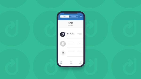 Managing Dock tokens with Trust Wallet