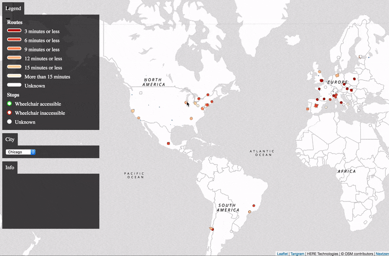 web map animation