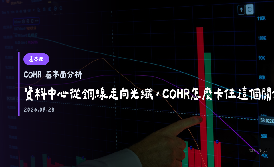 COHR 基本面分析｜資料中心從銅線走向光纖，COHR怎麼卡住這個關鍵位置？