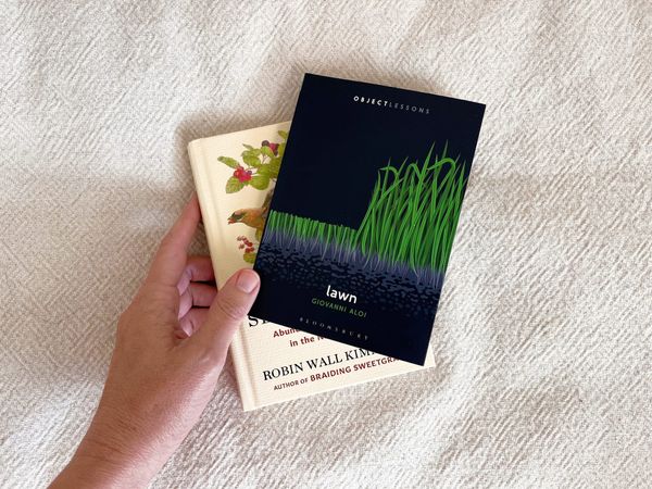 Lawn by Giovanni Aloi with The Serviceberry by Robin Wall Kimmerer