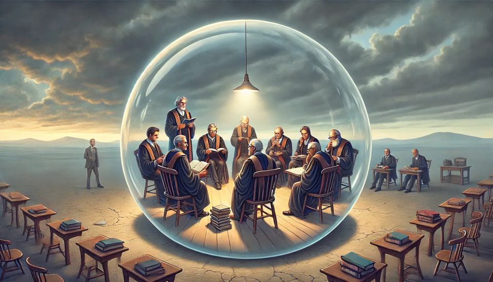 The Flattening Soul-Crushing Effect of Cradling Yourself in a Bubble