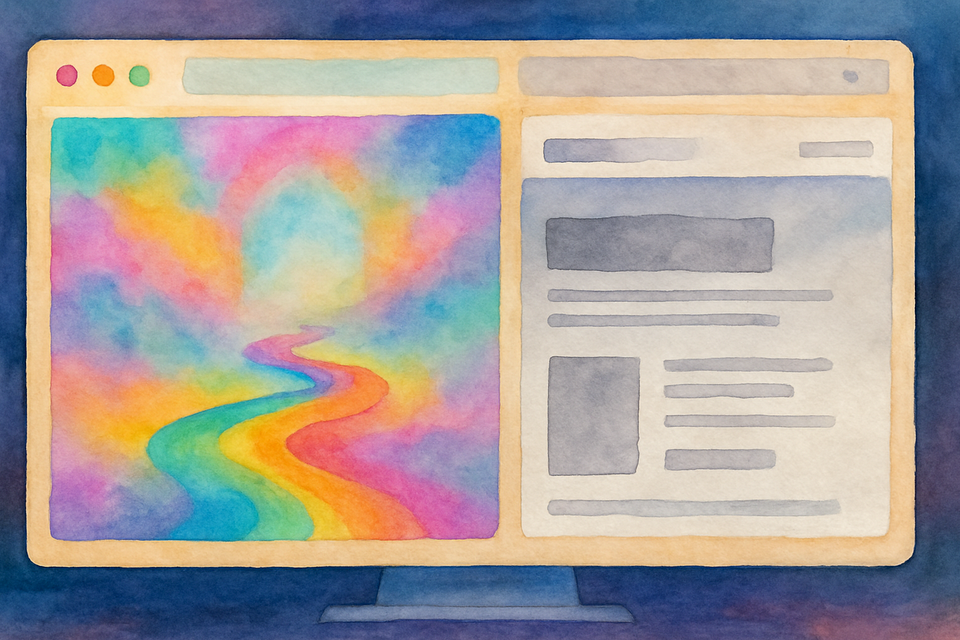 The split-screen mind of the researcher