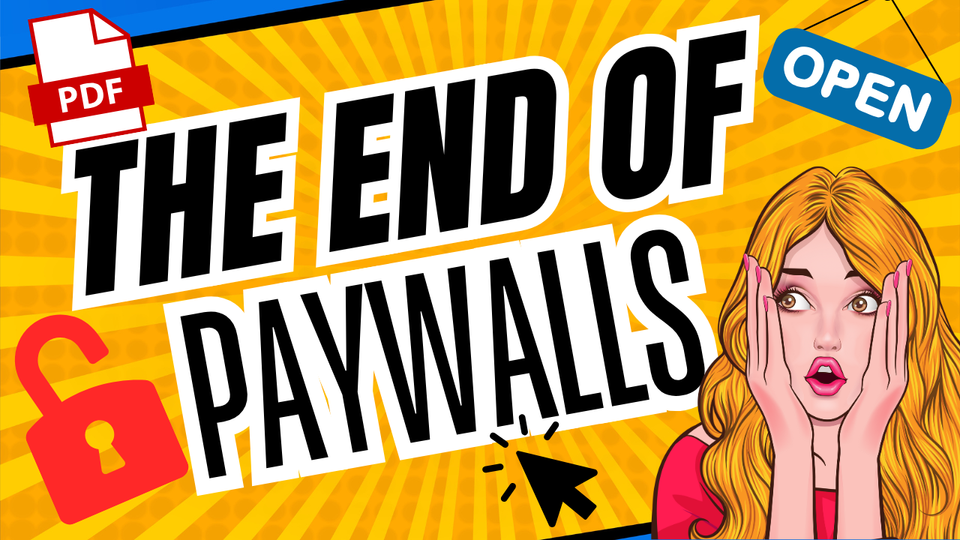 We finally found a radical and straightforward solution to revolutionize academic publishing!