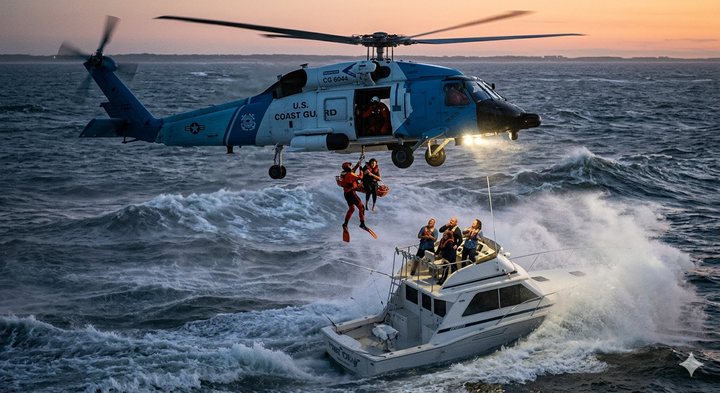 Rescue off Fire Island