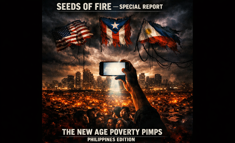 Seeds of Fire — Special Report: The New Age Poverty Pimps: Philippines Edition
