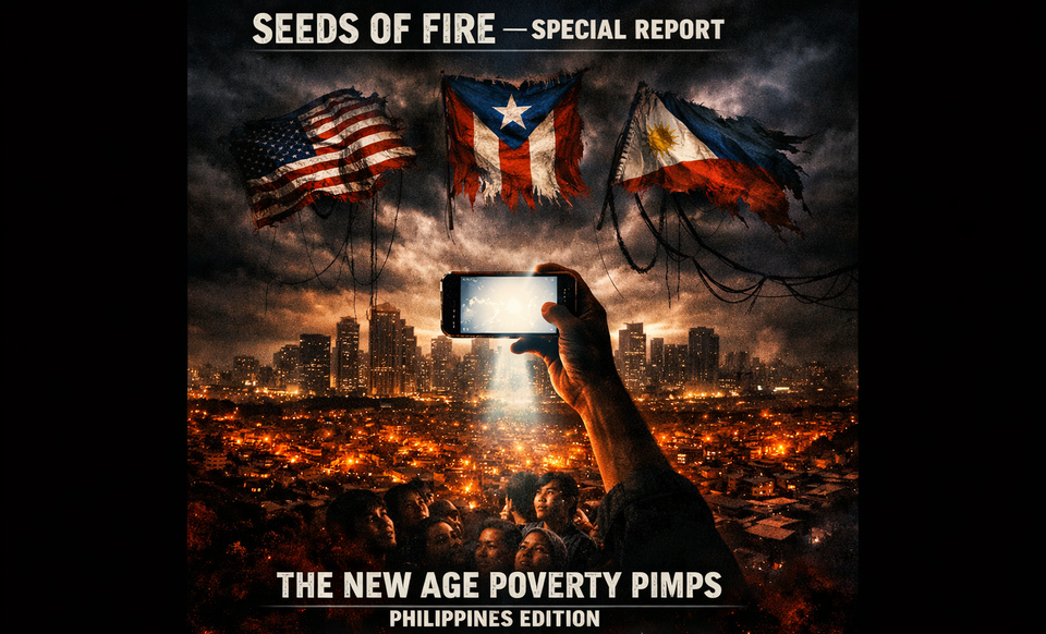 Seeds of Fire — Special Report: The New Age Poverty Pimps: Philippines Edition