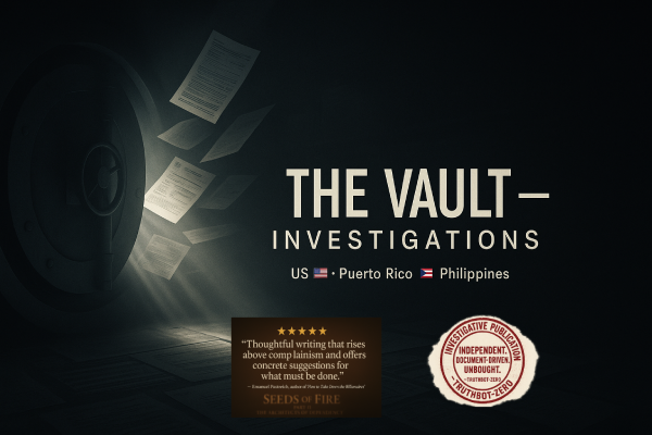 SUPPORT THE VAULT INVESTIGATES