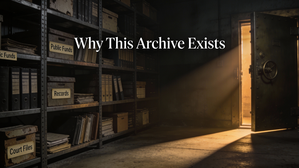 Why This Archive Exists