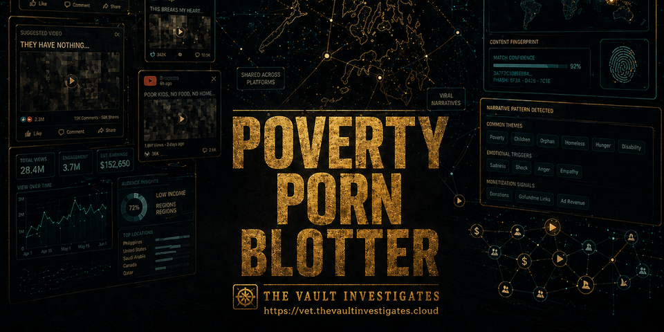 Poverty Porn Blotter