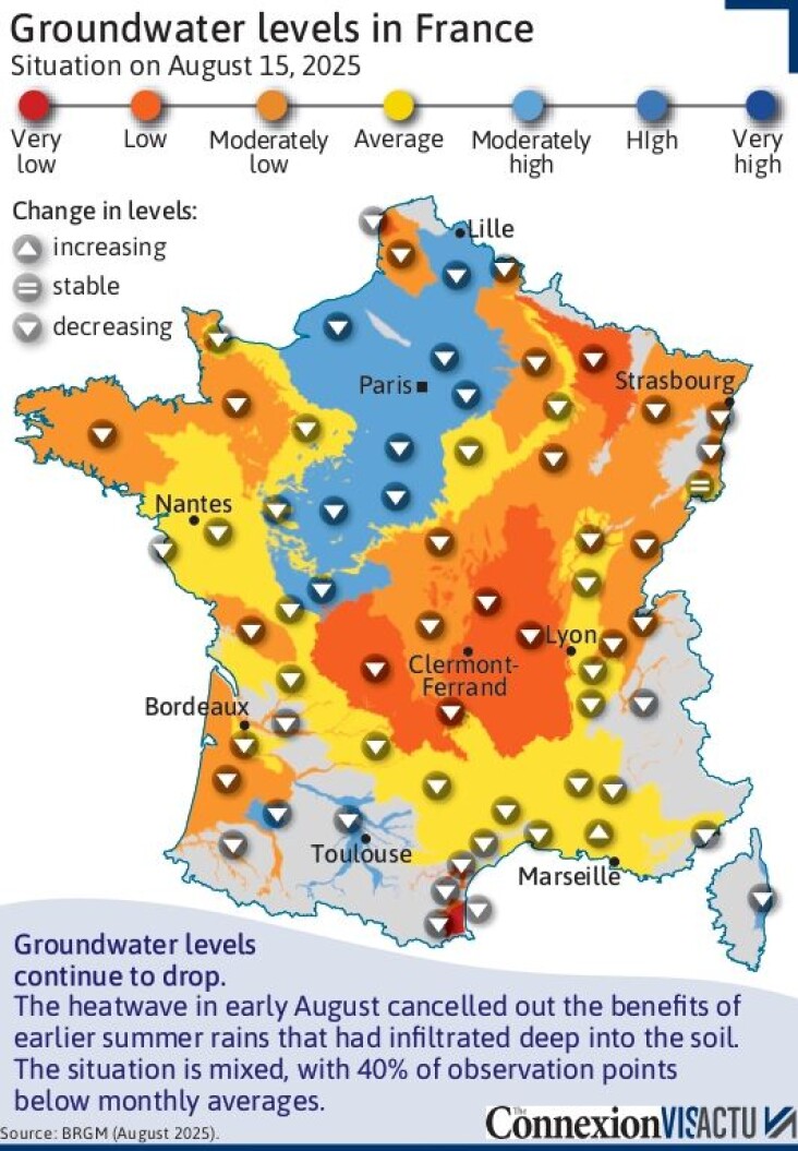 A map of france with different colored areas

AI-generated content may be incorrect.
