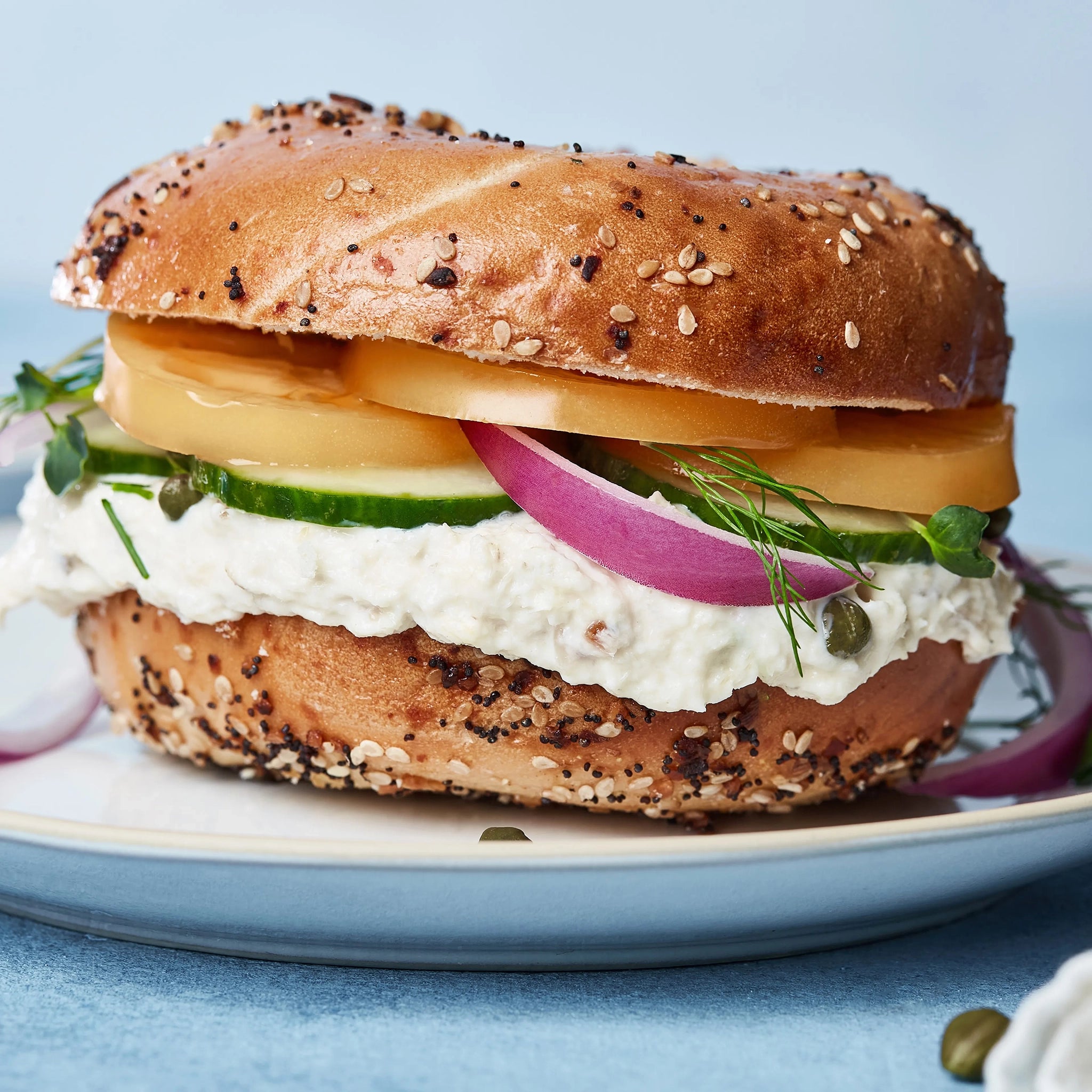 Smoked Whitefish Salad Bagel