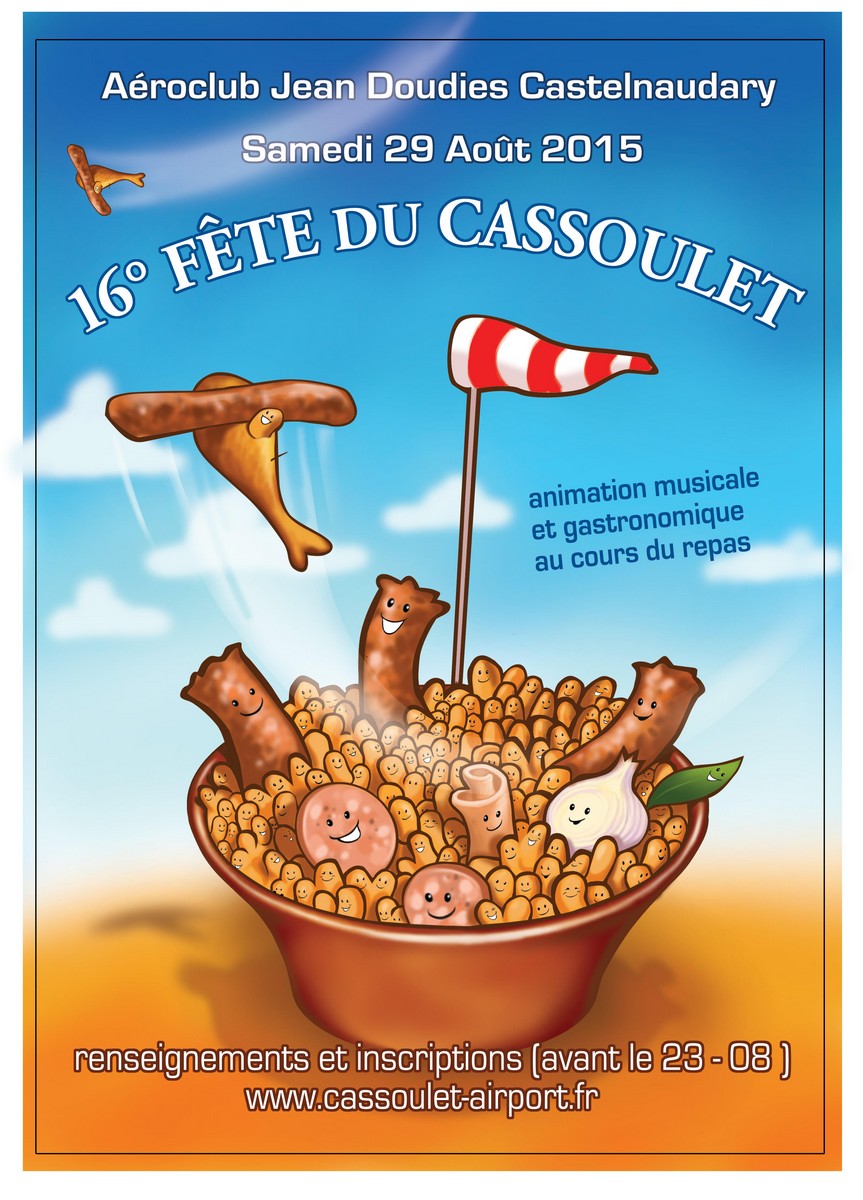 Cassoulet Airport – 16e Fête du Cassoulet à Castelnaudary – Piper Club  France