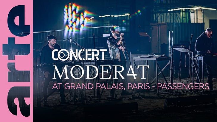 French Music: Moderat Concert at the Palais Royal under construction