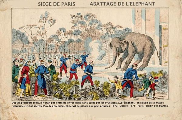 Eating Zoo Animals: A Paris Christmas Dinner Menu from 1870