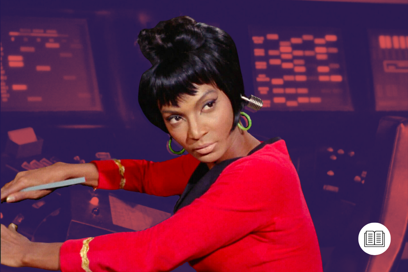 Nichelle Nichols' iconic photo from Star Trek