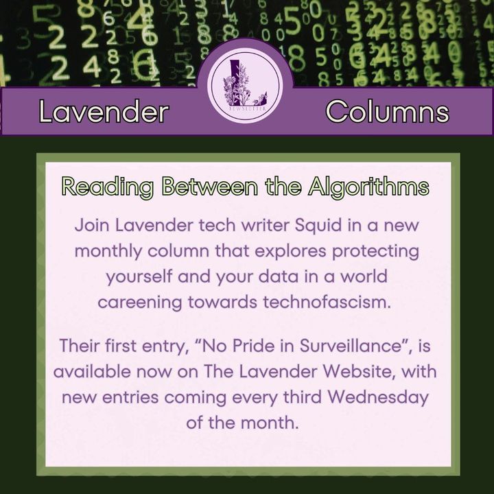 Graphic announcing new tech column