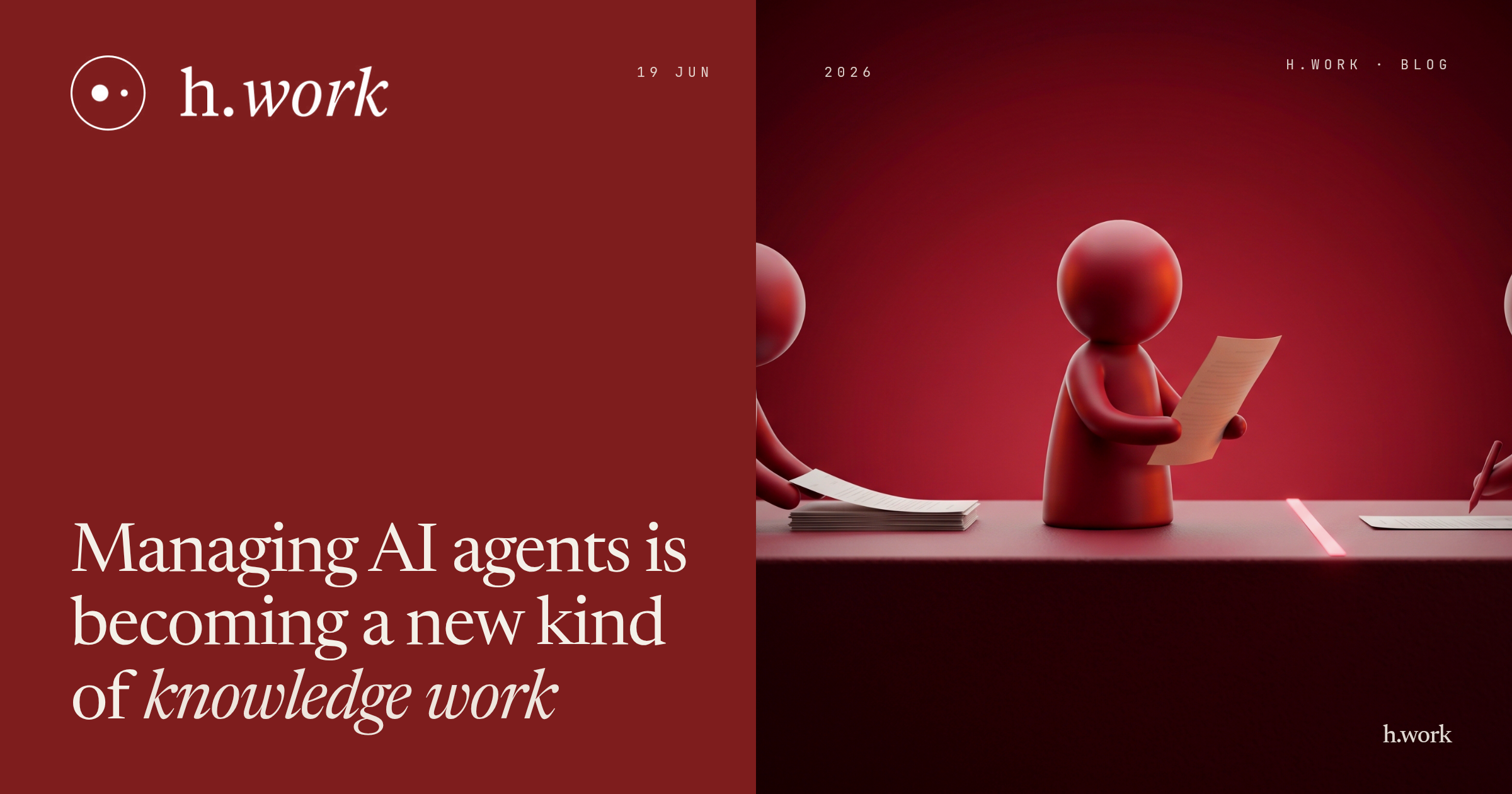 Managing AI Agents Is Becoming a New Kind of Knowledge Work