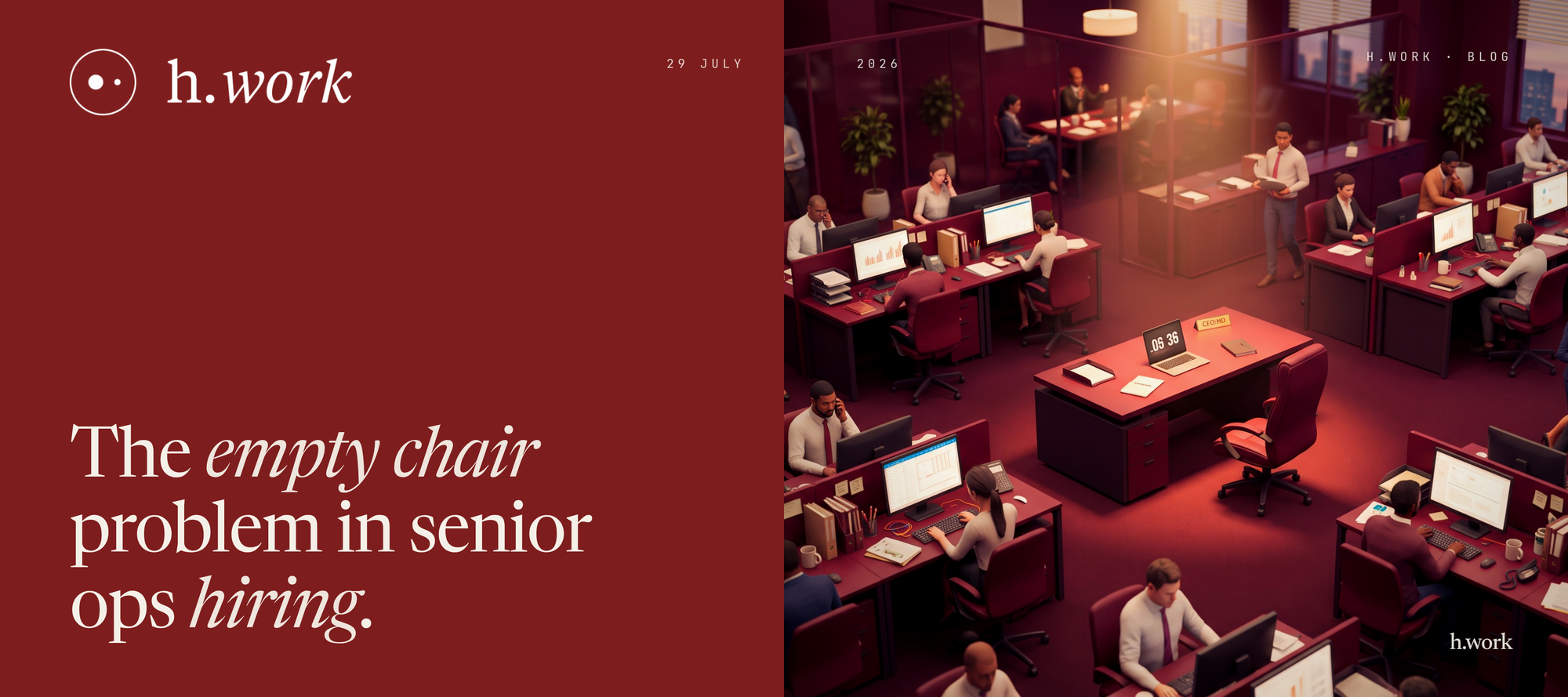 The Empty Chair Problem in Ops Hiring