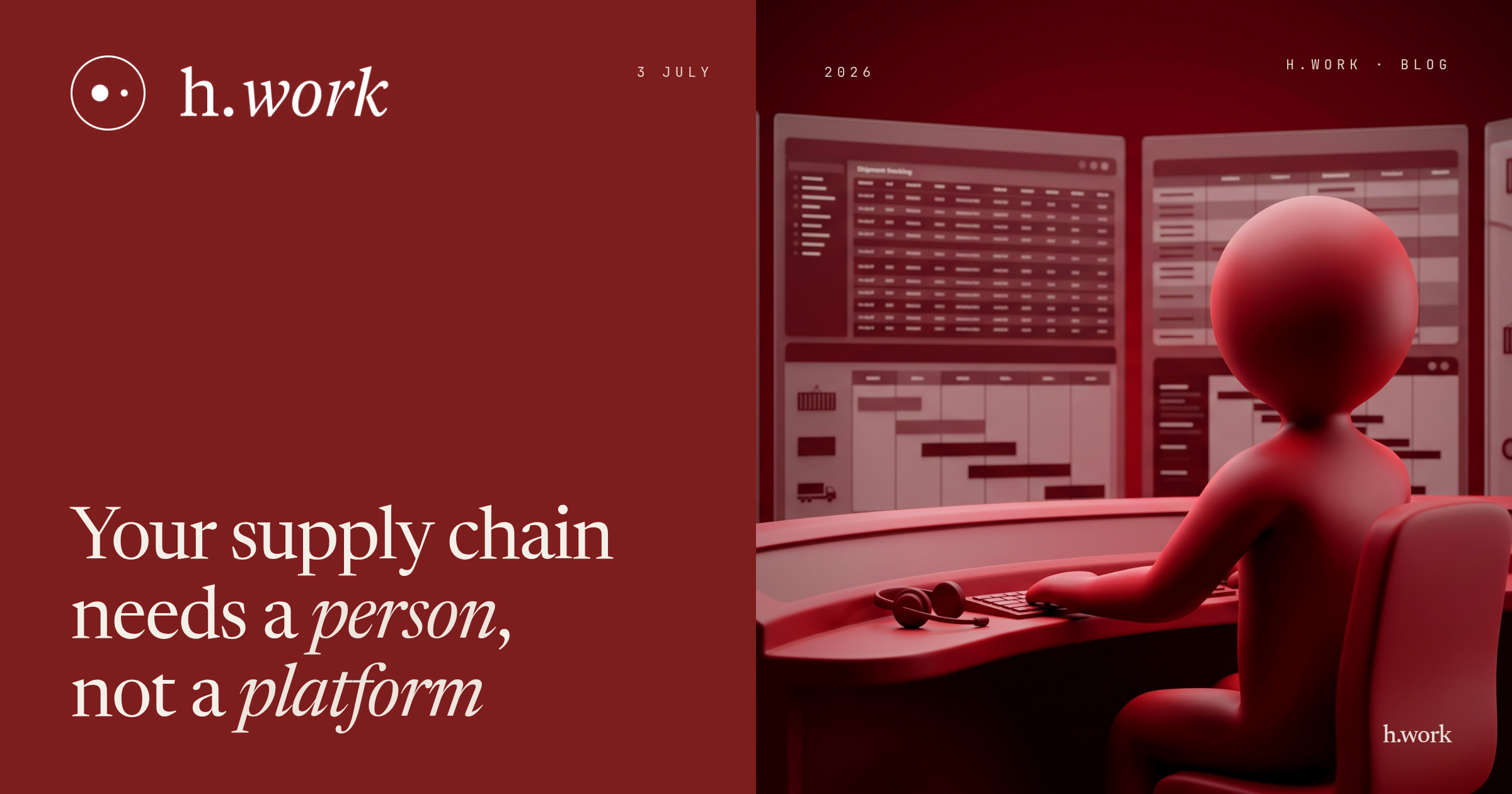 Your Supply Chain Needs a Person, Not a Platform