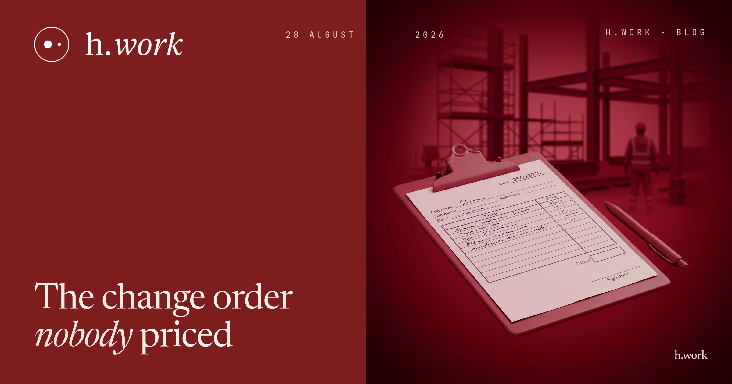 Overlooking Change Orders Has a Cost