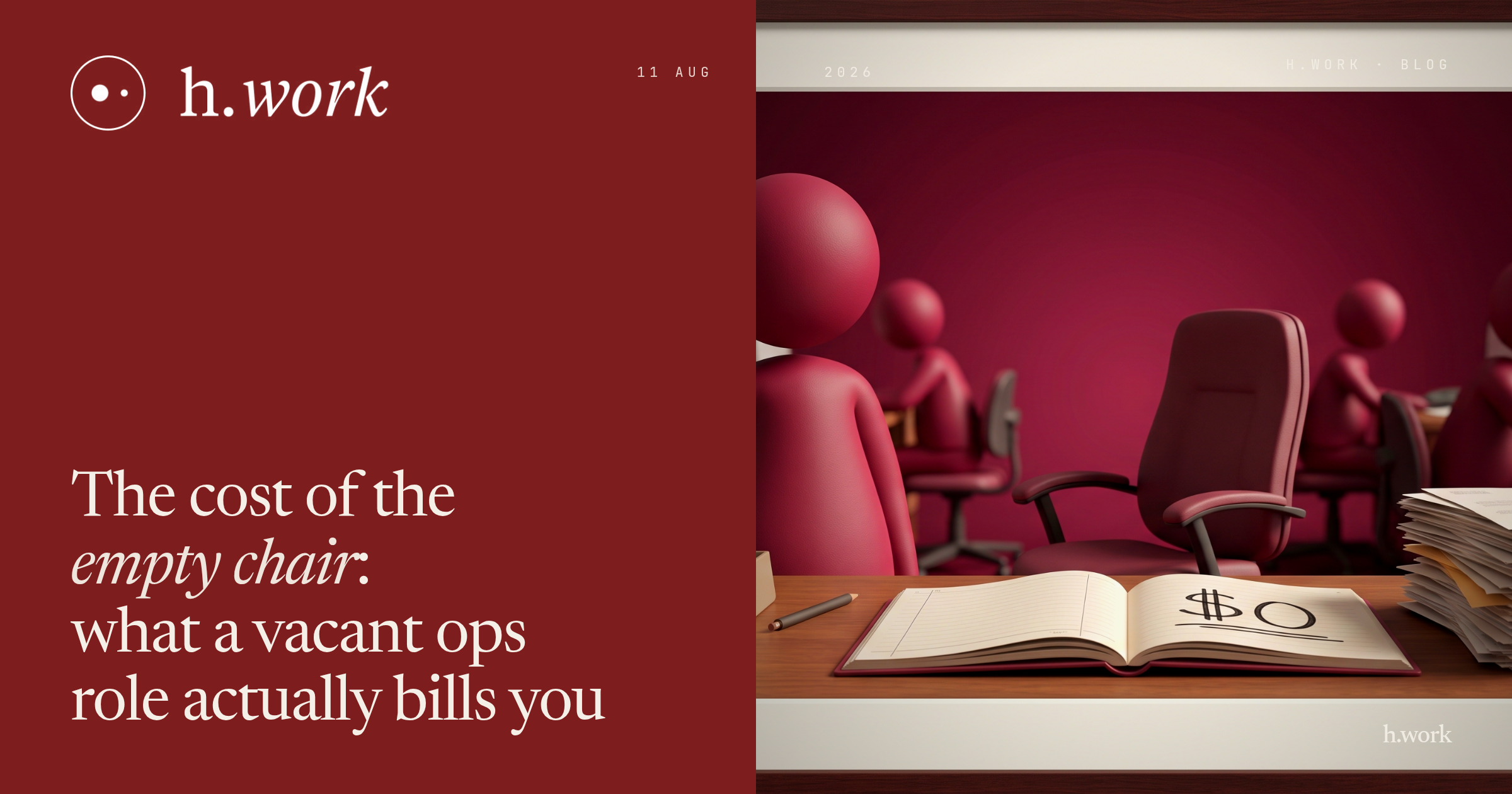 The Cost of the Empty Chair: What a Vacant Ops Role Actually Bills You
