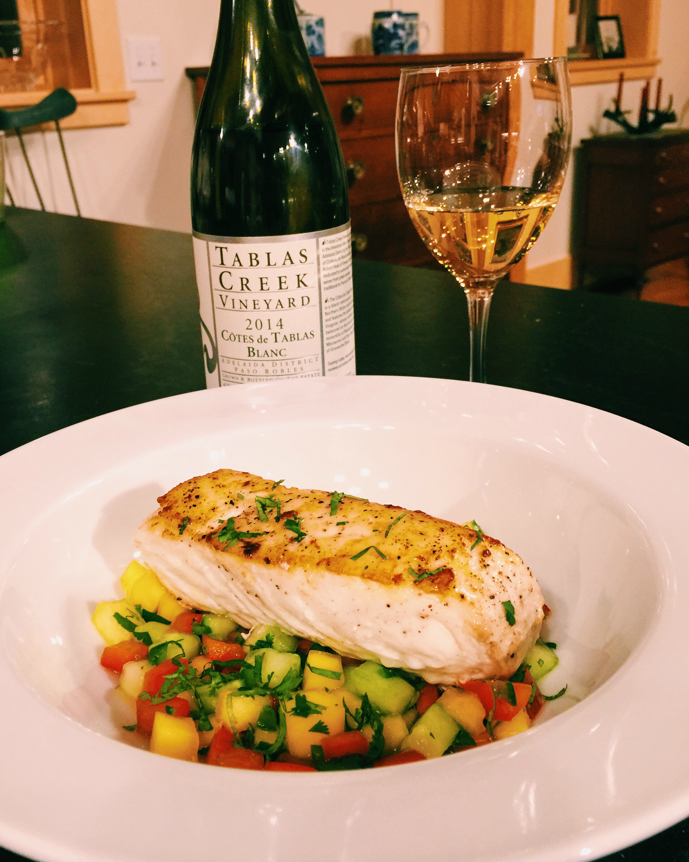 Halibut Cotes Blanc