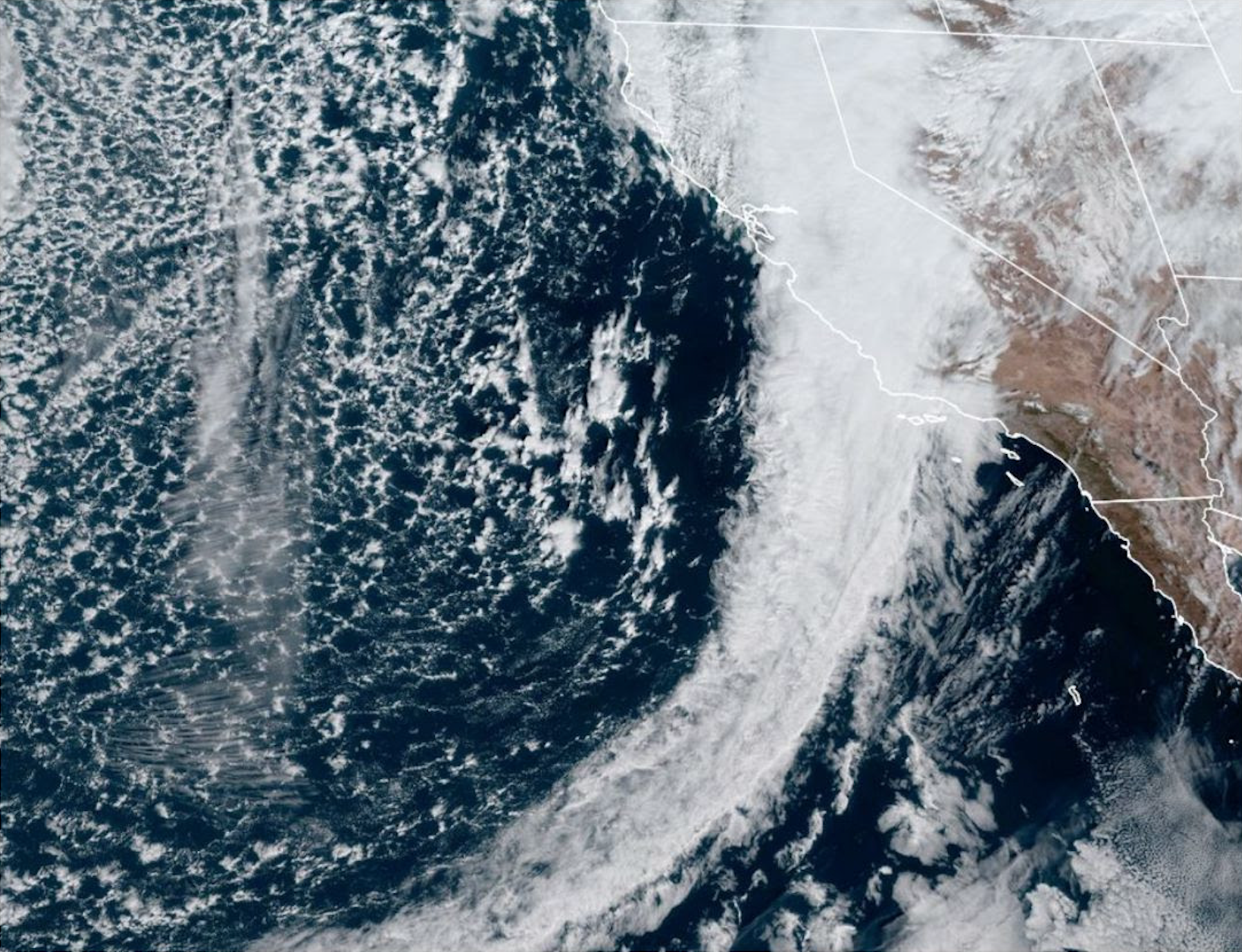 Atmospheric River Satellite Image