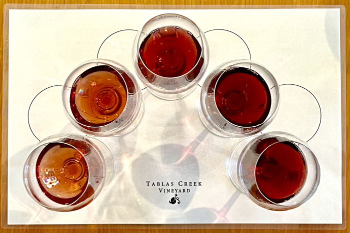 2025 Red Blending translucent wines flight