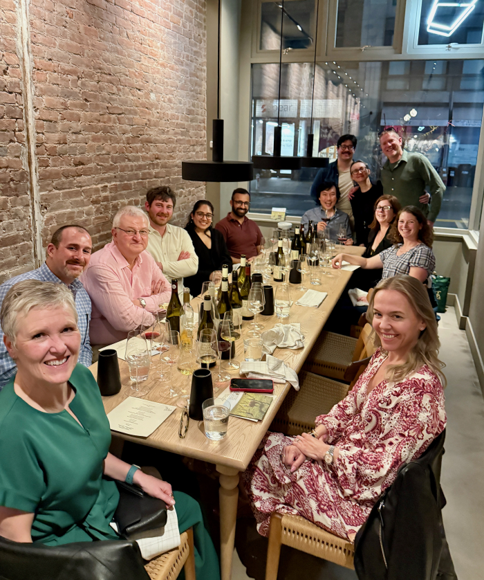 Chambers dinner table