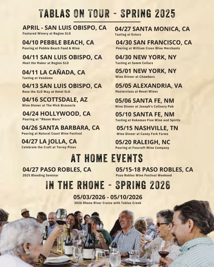 Tablas on Tour - Spring 2025 - with Cruise