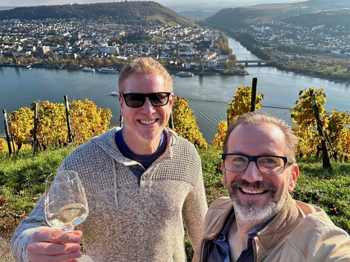 JH with Christian Ress in Rheingau