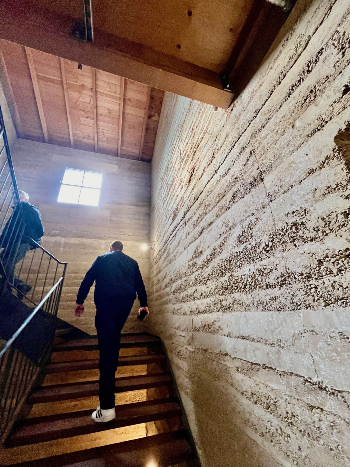 Entrance stair at Beaucastel Entrance stair at Beaucastel