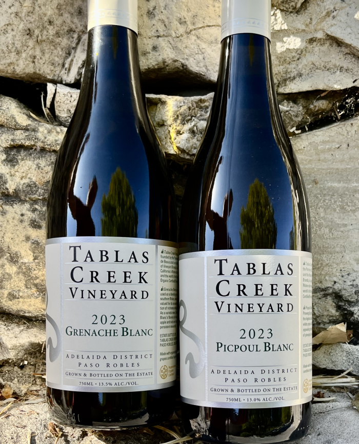 Picpoul and GB 2023 bottles