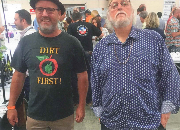 Nei and John at Hospice du Rhone