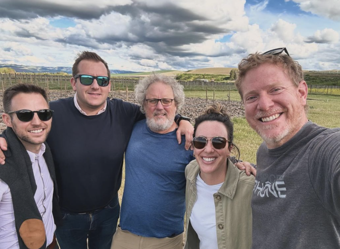 Jason  Neil  Cesar  and Nicolas with Brooke Robertson